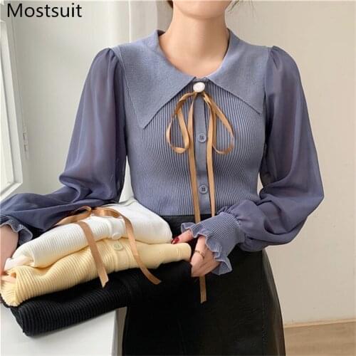 Mostsuit Blouses With Tie