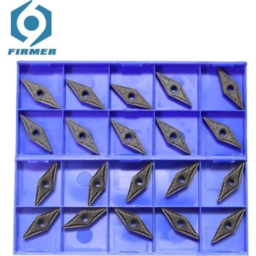 Original Lathe Inserts VNMG160408 VNMG160412-DM YBC252 Carbide Insert Lathe Blade Internal Turning Tool Processing Steel