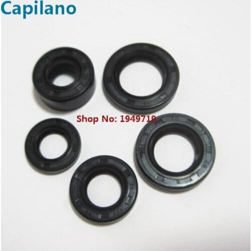 Motorcycle DY100 full / complete engine oil seal rubber gear shaft seal for 100cc Dayang DX 1000 engine seal parts