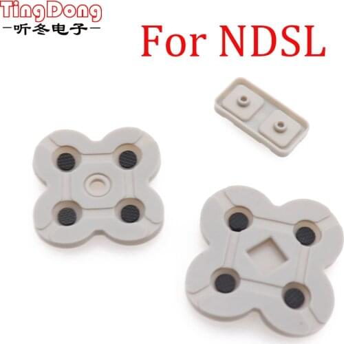 TingDong 50Sets For NDSL DSL Silicon Buttons For DS Lite Conductive Rubber Button Pad Set Replacement Part