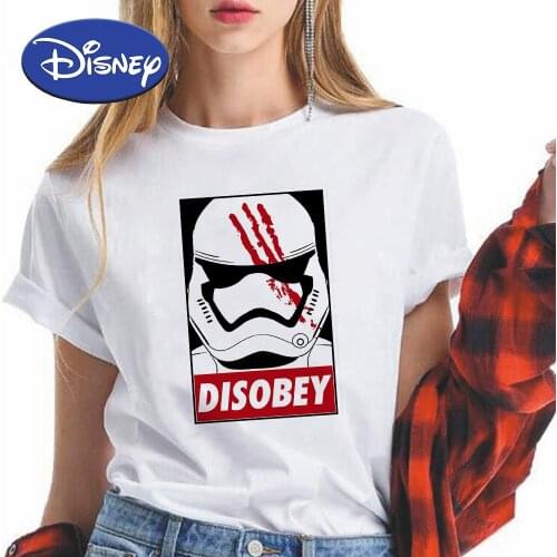 Disney Star Wars Harajuku Cool Unisex T Shirt Imperial Stormtrooper Printed Hipster Women Clothes Punk Aesthetic Streetwear