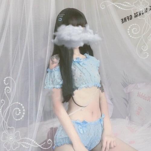 Women Sexy Lingerie for Sleepwear Pj Set Nightwear Shorts Chiffon Floral Sleep Wear Pink Cute Lolita Home Clothes Stitch Pajamas