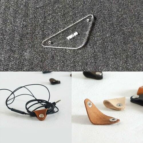 1 DIY leather tools winding machine / Bookmark mold acrylic mold leather technology sewing patterns