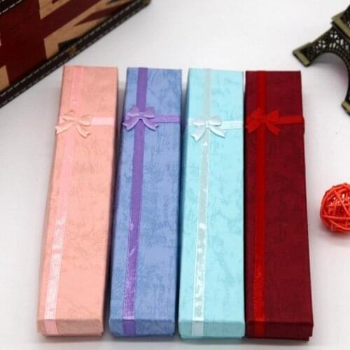 1PC Rectangle Jewelry Organizer Box Engagement Ring for Earring Necklace Bracelet Display Gift Box Holder Red Boxs