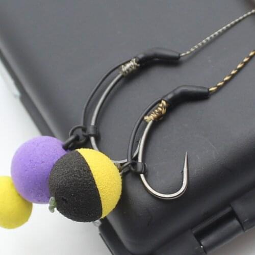 10PCS Carp Fishing Accessories Anti Tangle Sleeves Line Aligner D rig Aligner Kickers for Carp Rig Hair Rig Tackle Equipment