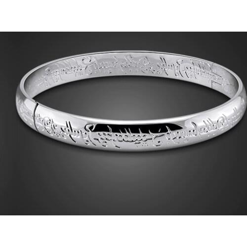 4 styles Vintage Charm Bracelet Genuine 100%925 Sterling Silver Bracelets For Women & Men Fashion Bangles DIY Couples Jewelry