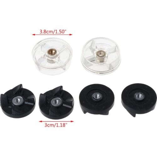 6pcs Replacement 2 Plastic Gear Base 4 Rubber Gear for magic bullet Spare Parts