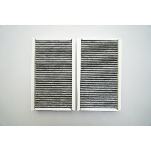 2PCS Car Cabin Air Filters for BMW 5 Series E60 528i 535i 535xi 545i 550i 650i M5 64319171858 64316935822 CUK3139