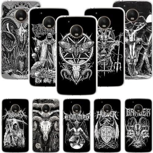Satanic Goat Satan Devil Phone Case For Motorola Moto G9 G8 G7 G6 G5 E6 E5 E4 Plus Play Power One Action Macro Coque Cover Capa