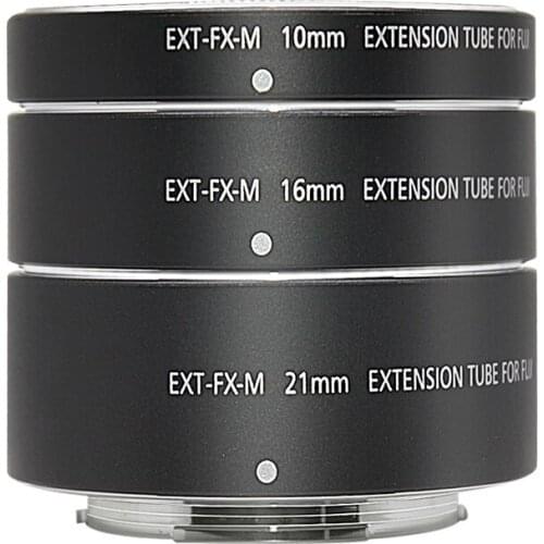 Camera Lens Adapter Ring Ext-F 10Mm+16Mm+21Mm Is Suitable for X-Mount Micro-Single Camera for Fujifilm Micro Camera