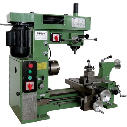 MP500 combo lathe machine with 500 mm centers distance for hobby user