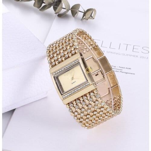 Fashion Multi-Diamond Ladies Bracelet Watch Square Diamond Watch High-end Gift Clock Ladies Boutique