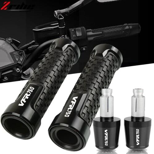 For HONDA VFR 750 VFR750 VFR750F VFR750R VFR750FH FV VFR750RJRLRC30 7/8" 22mm Motorcycle Handlebar Grips Ends Handle Bar End Cap