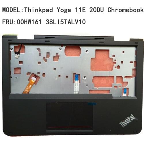 New Lenovo Chromebook Thinkpad Yoga 11e 20DU Li5 Palmrest Keyboard Bezel 00HW161
