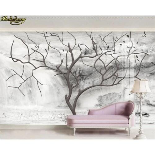Beibehang Custom wall paper 3d wallpaper mural marble pine landscape background wall papel papel pintado de pared papel de pared