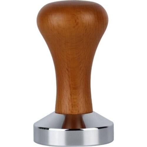 51/53/58mm Coffee tamper Calibrated Pressure Tamper Coffee Powder Hammer 304 Stainless Steel Base Espresso Coffee Accessories