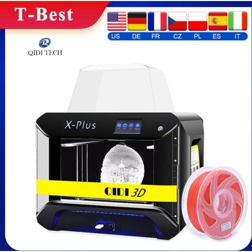 QIDI X-PLUS Industrial Grade 3D Printer with 4.3 Inch Color Touchscreen Support Quick Leveling WiFi Function Air Purification