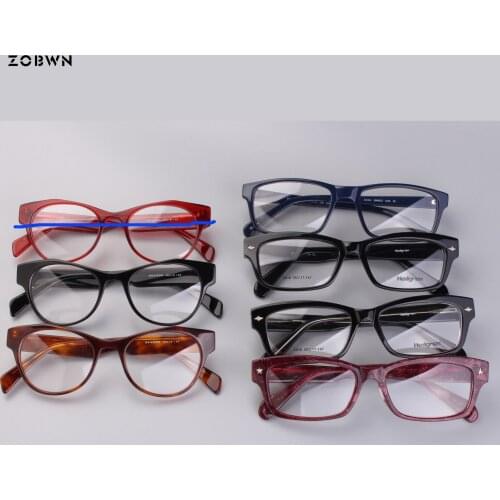 Mix wholesale promotion eyeglasses man Goggle Women Brand Designer Female computer oculos de grau masculino Male Driving Glasses