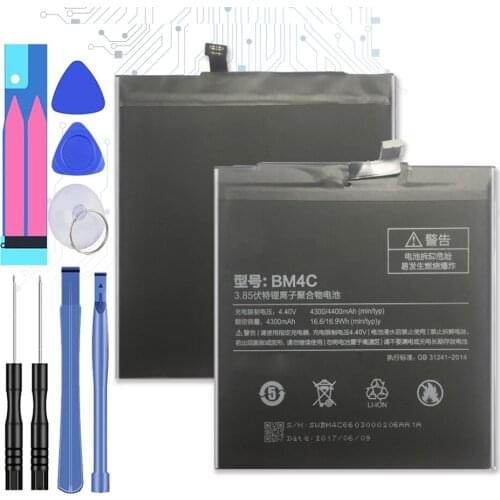 BM4C Replacement Battery For Xiaomi Mi Mix Bateria 4400mAh +Tracking Number