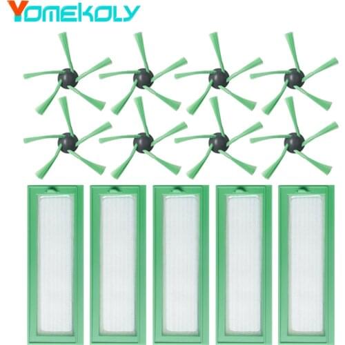 For Vorwerk VR200 VR300 Robot Vacuum Cleaner Main Brush Roller Brush Side Brush HEPA Filter Replacement Accessories Parts
