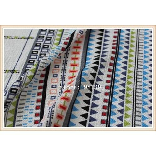 145cm width Paris pearl fabric Geometry pattern white Stripe can't see through for skirt suit-dress headband CH-4727