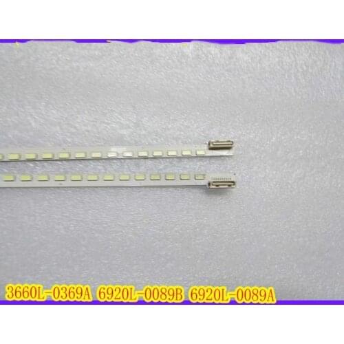 2 PCS*64LED LED backlight strip 47"V6 Edge 6920L-0089B 6920L-0089A for 3660L-0369A LC470EUN SD F1 LED47T36X3D