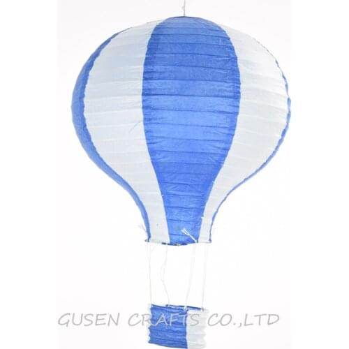 5pcs Rroyalblue paper lantern 30cm hot air balloon wedding decoration childrens bedroom hanging birthday party decorations