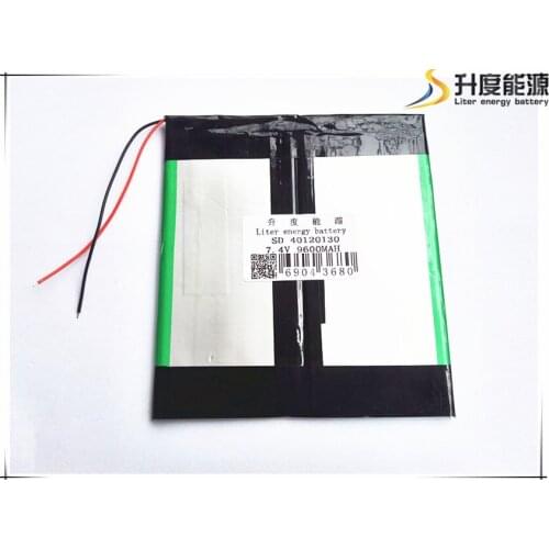 7.4V,9600mAH,[40120130] LIIB (polymer lithium ion battery / cell ) Li-ion battery for tablet pc
