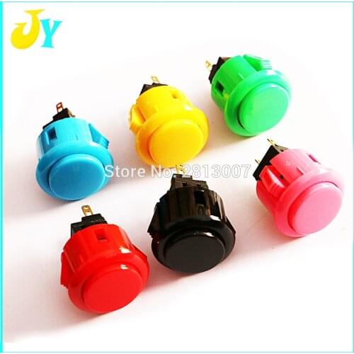 10PCS lot 30mm 24mm Arcade Push Button Copy SANWA OBSF-30-24 Button JAMAE MAME Arcade cabinet DIY