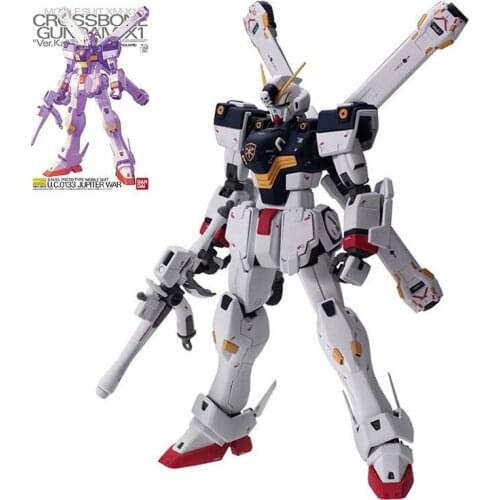 BANDAI MG 1/100 CrossBone Gundam X-1 Ver.Ka Model Kids Assembled Toy Robot Anime Action Figure Collections Puzzle Gifts For Boys