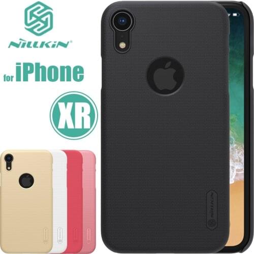 For iPhone XR Case Nillkin Super Frosted Shield for iPhoneXR Hard PC Back Cover Ultra-Thin Case for iPhone XR Nilkin Phone Case