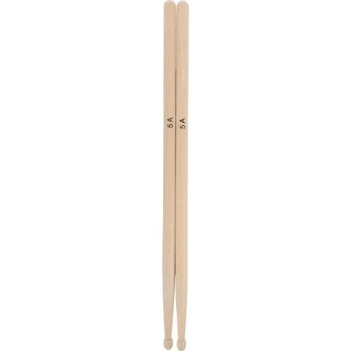 1 Pair Maple Drum Sticks Wooden Drumsticks 5A Classic Maple Wood Drumsticks Percussion Instrument Accessories for Beginners