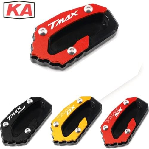 For Yamaha Tmax 530 T-MAX TMAX 530 SX DX 2017 2018 2019 Motorcycle CNC Accessories Kickstand Pad Side Stand Enlarge Extension