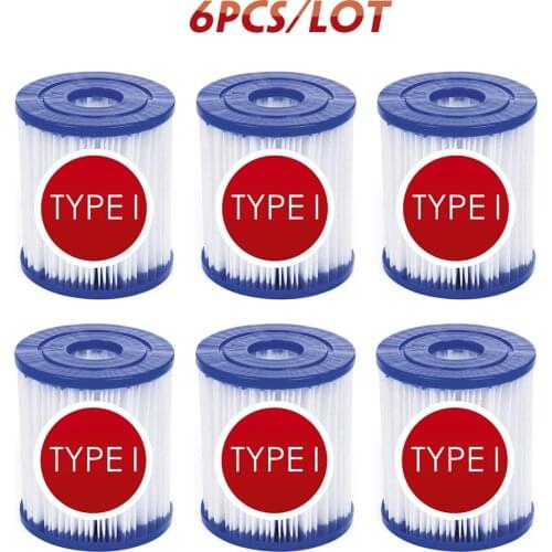 Dropshipping 6Pcs/Lot Bestway 58093 Water Filter Cartridge 330Gal for Filter Pump 58381 Hepa Filter Rreplacement for Intex E