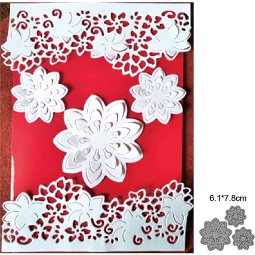 Craft dies metal cutting dies cut die mold flower border decoration Scrapbook paper craft knife mould blade punch stencils dies