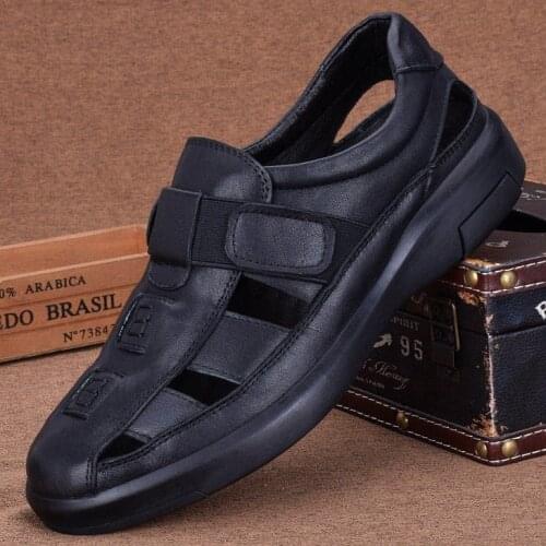 Men Shoes Sandals Mens Shoes Mens Summer Leather Sandalias Hombre Chaussure Homme