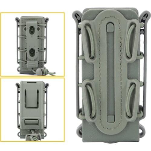 9mm Hunting Tactical Magazine Pouch Airsoft Shooting Holster Rifle Mag Pouch Holder Soft Shell Mag Carrier Bag With Belt Clip