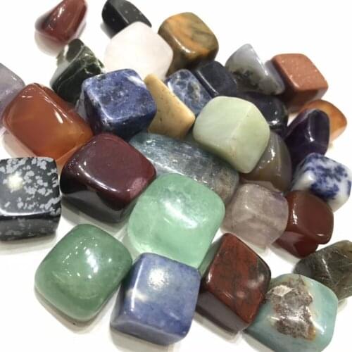 Wholesale 100g Random Natural crystal Quartz Crystal Tumble Cube Stones Lucky 10-30mm Natural Quartz Crystals 200g