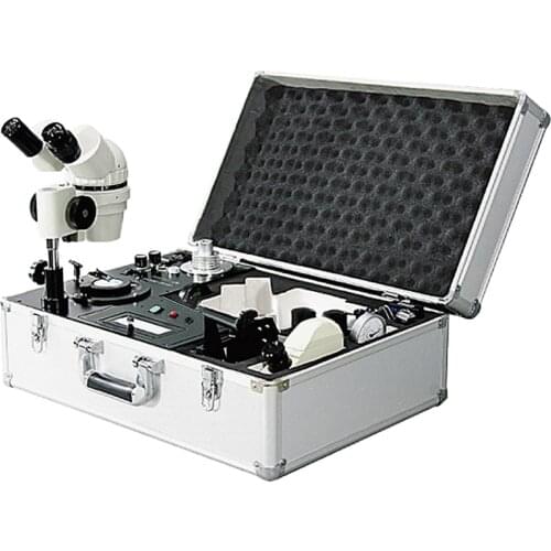 Portable multifunctional diamond identification box with microscope, gemstone testing, jewelry testing instrument