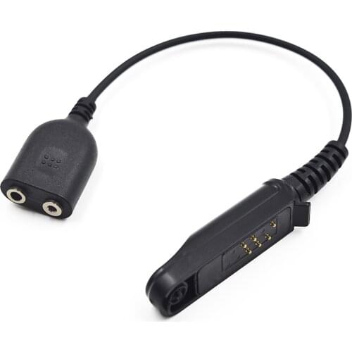 Walkie Talkie Audio Adapter Cable Cord For Radio Baofeng UV-9R Plus UV-XR UV-5S GT-3WP BF 9700 Two-Way Radio Amateur