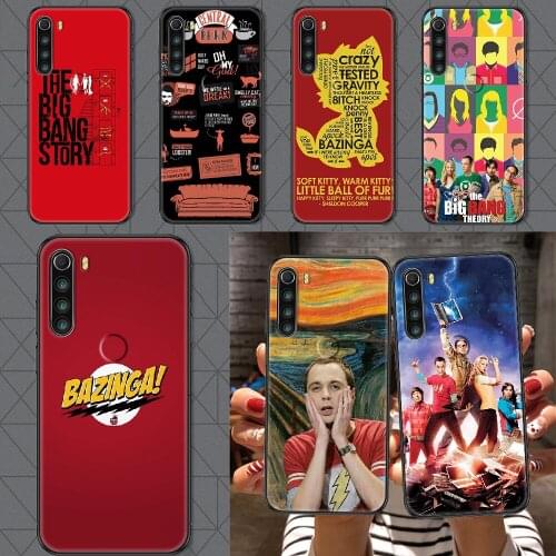 The Big Bang Theory Phone case For Xiaomi Redmi Note 7 7A 8 8T 9 9A 9S 10 K30 Pro Ultra black tpu hoesjes trend cell cover