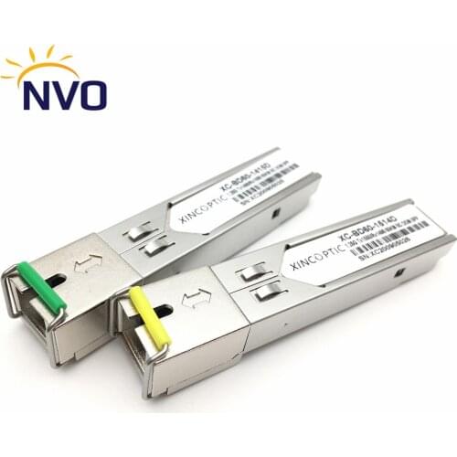 FreeShipping SFP Transceiver 1.25G 1310/1550nm 60KM SC Single Fiber SFP BIDI SC Connector 1.25G 60KM SM WDM Fiber Optic Module
