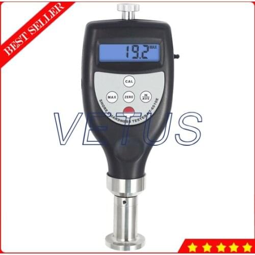 Shore Hardness Tester HT-6510E Digital Sclerometer For Hard Sponge EVA hardness Testing With 10 to 90 HE Range