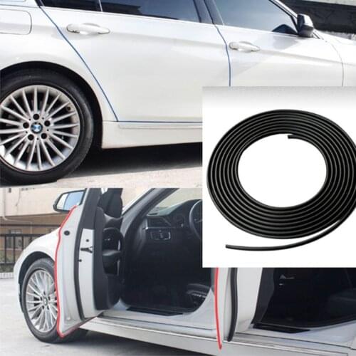 Universal Car Door Edge Rubber Scratch Protector 5M Moulding Strip Protection Strips Sealing Anti-rub DIY Car-styling