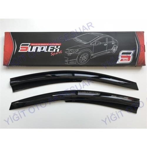 For PEUGEOT BIPPER Rain Wind Deflector 2007-2018 Sunshade Curtains Car Windshield Auto Accessory Universal Spilitter Mud Flaps