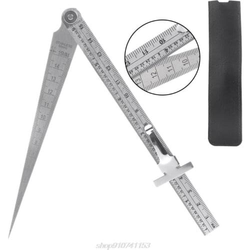 High precision Welding Taper Feeler Gauge Gage Stainless Steel Depth Ruler Hole Inspection For Measurement Tool