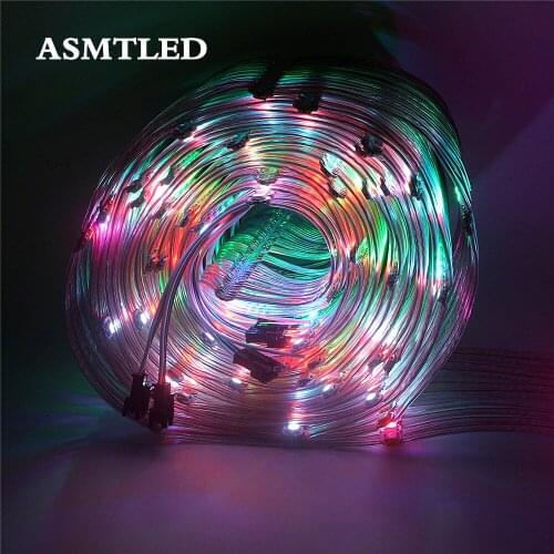 WS2812B Pre-soldered on Heatsink 5050 RGB Addressable LED Module Strip Light WS2812 IC DC5V Pixel LED Module String 50-500pcs