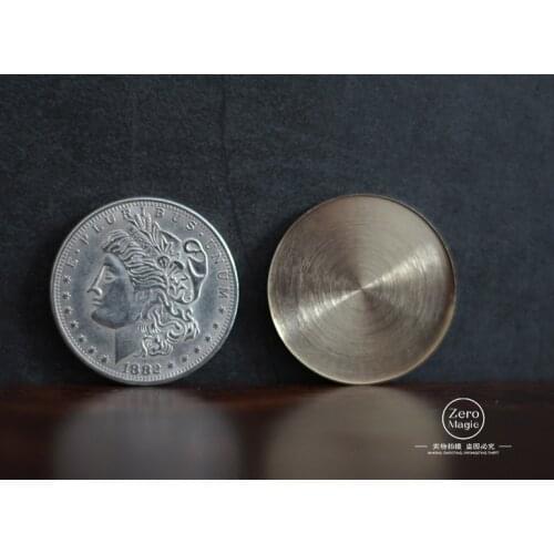 1 Pcs High Quality Expanded Shell Super Morgan Dollar Coin Copper Magic Tricks Gimmick Accessories Magic Magia Props Magician