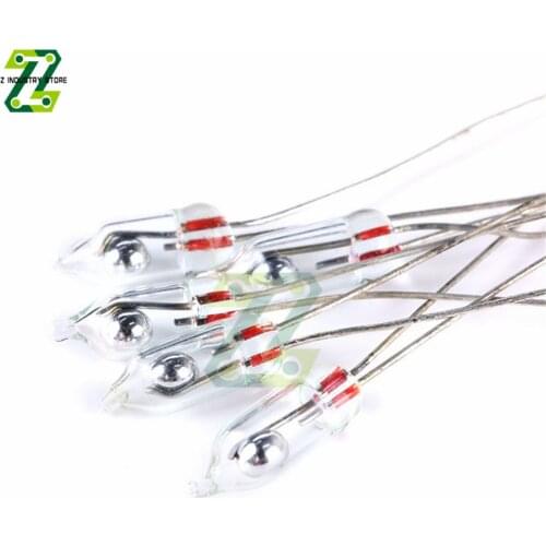 10PCS 5MM Switch Tilt Switch Unidirectional On/Off Mercury Tilt Switch Unidirectional Sensor Switch On/Off