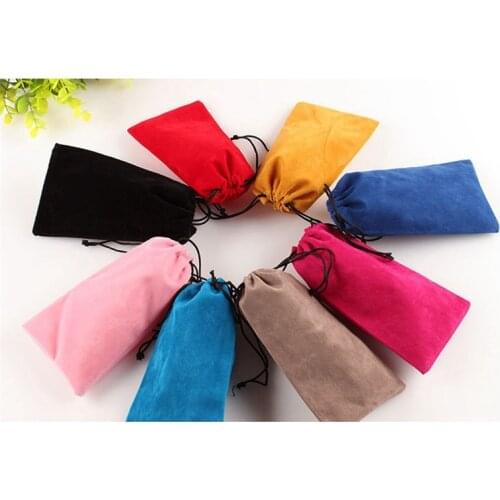 Eyewear 10pc Sunglasses Bag Eyeglasses Pouch Soft Delicate Glasses Cloth Bags